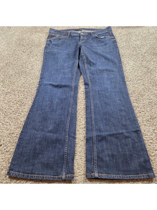 Banana Republic Denim - Banana Republic Jeans Womens 14 Bootcut Dark Wash Pocket Denim Pants